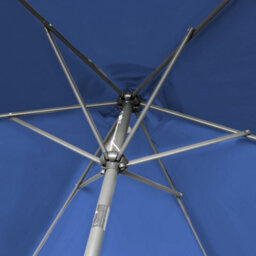 Sundaze Blue 2.5M Patio Umbrella Garden Parasol  Sun Shade Canopy With Hand Crank Tilt Function - thumbnail 6