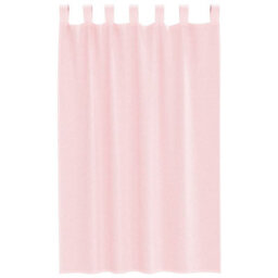 Berkfield Voile Curtains With Loops 2 Pcs Light Pink 140X175 Cm - thumbnail 4