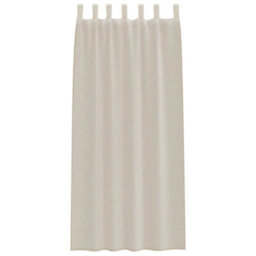 Berkfield Curtains With Curtains 2 Pcs Sand Polyester - thumbnail 3