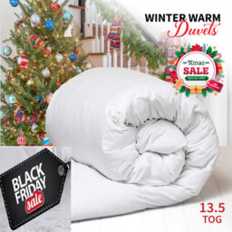 Ameha Winter Warm Thick Duvet Tog 13.5 Single Size 135 X 200 Cm Anti Allergic Duvet - thumbnail 2