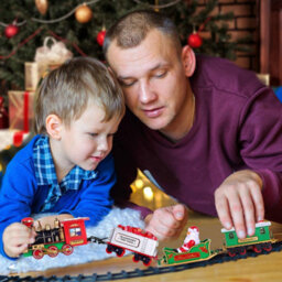 Shatchi Christmas Tree Train Set-Around The Tree Xmas Decoration Realistic Sound Battery Operated - thumbnail 7