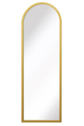 "Mirroroutlet - The Arcus - Gold Metal Framed Arched Garden Wall Mirror 47"" X 16"" (120 X 40 Cm)" - thumbnail 3