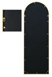 "Mirroroutlet - The Arcus - Gold Metal Framed Arched Garden Wall Mirror 47"" X 16"" (120 X 40 Cm)" - thumbnail 5