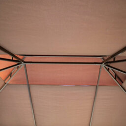 Outsunny 3X4M 2-Tier Gazebo Aluminium Garden Marquee Party Tent Coffee - thumbnail 9