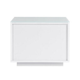 Furniture in Fashion Fresh Bedside Cabinet In White Glass Top And High Gloss - thumbnail 8