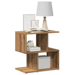 Berkfield Classic Bedside Cabinet Artisan Oak 50X30X51.5 Cm Engineered Wood - thumbnail 2