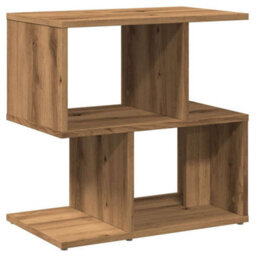 Berkfield Classic Bedside Cabinet Artisan Oak 50X30X51.5 Cm Engineered Wood - thumbnail 1