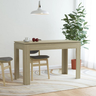 Berkfield Dining Table Sonoma Oak 120X60X76 Cm Engineered Wood - image 1