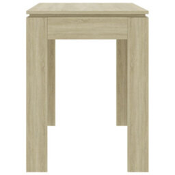 Berkfield Dining Table Sonoma Oak 120X60X76 Cm Engineered Wood - thumbnail 5