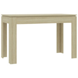 Berkfield Dining Table Sonoma Oak 120X60X76 Cm Engineered Wood - thumbnail 2