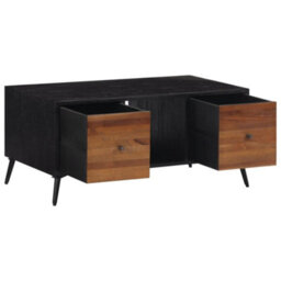 Berkfield Coffee Table 90X50X41 Cm Solid Reclaimed Teak - thumbnail 2