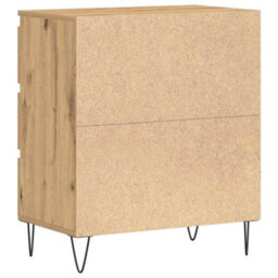 Berkfield Sideboard With Drawers Artisan Oak 60X35X70 Cm Engineered Wood - thumbnail 8