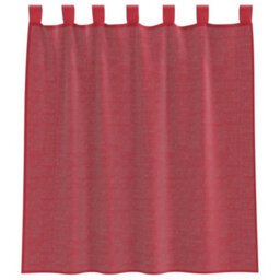 Berkfield Durable Voile Curtains With Loops 2 Pcs Wine Red 140X140 Cm - thumbnail 4