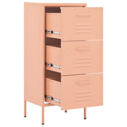Walplus Storage Cabinet Pink 42.5X35X101.5 Cm Steel - thumbnail 6