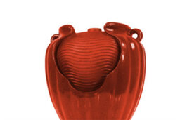 Gardenwize Outdoor Garden Solar Powered Red Vase Water Feature Fountain - thumbnail 2