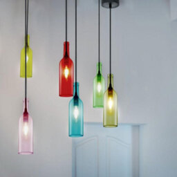 V-Tac Grey Minimalist Pendant Lamp E14 Led Socket Plastic & Glass 60W 800 Lumen 72X280X1050mm - thumbnail 5