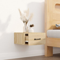 Berkfield Wall-Mounted Bedside Cabinet Sonoma Oak 35X35X20 Cm - thumbnail 3