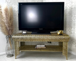 Downton Interiors Black Arched Metal Frame Mirror Wall & Floor Standing  145 X 45Cm - Soho Collection