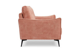 Home Detail Kensington 3 Seater Velvet Sofa, Blush Pink Velvet - thumbnail 4