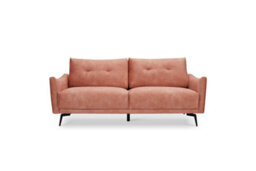 Home Detail Kensington 3 Seater Velvet Sofa, Blush Pink Velvet - thumbnail 3
