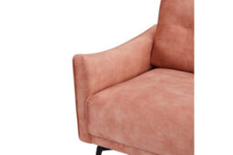 Home Detail Kensington 3 Seater Velvet Sofa, Blush Pink Velvet - thumbnail 6