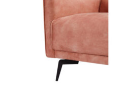 Home Detail Kensington 3 Seater Velvet Sofa, Blush Pink Velvet - thumbnail 5