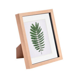 "Nicola Spring 3D Box Photo Frame - 8 X 10"" With 5 X 7"" Mount - Light Wood/white" - thumbnail 1