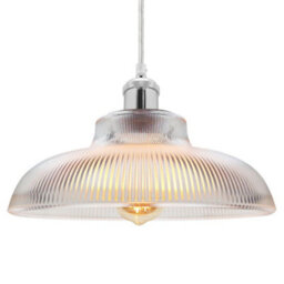 Long Life Lamps Company Vintage Glass Ceiling Pendant Light M0180 - thumbnail 1