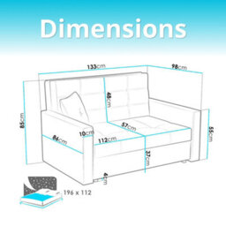 Sofa Bed With Sleeping Function And Storage, Viva Lux Ii Yellow, Wood And Foam, Upholstered Back, Modern Guest Room Settee - thumbnail 7