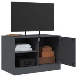 Berkfield Sturdy Tv Cabinet Anthracite 67X39X44 Cm Steel - thumbnail 5