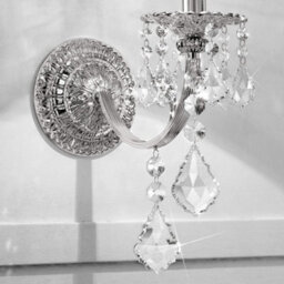 Luminosa Lighting Luminosa Pisani Crystal Crystal Candle Wall Lamp Chrome - thumbnail 3