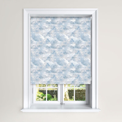 Lister Cartwright Kids Blackout Roller Blinds Clouds Windows Child Safety (Blue,  180 Cm Width X 140 Cm Drop) - image 1