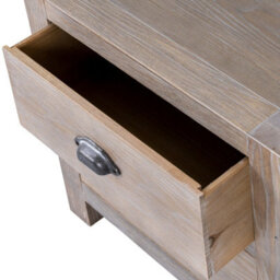 Haldon Collection 2 Drawer Bedside Table Bedroom Storage Table - thumbnail 3