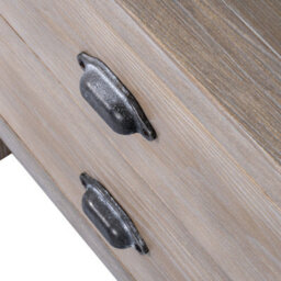 Haldon Collection 2 Drawer Bedside Table Bedroom Storage Table - thumbnail 4