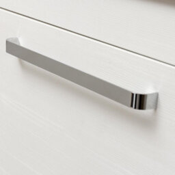 Plum&clay Emery Textured White Wall Hung Bathroom Vanity Unit & Basin Set With Chrome Handles (W)80Cm (H)46Cm - thumbnail 8