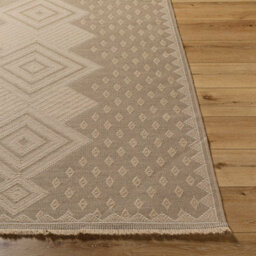 Livabliss Mystery-Washable Tan Beige Ivory Modern Living Dining Jute Rug 79 X 152 Cm Easy Care, Non Shedding - thumbnail 5