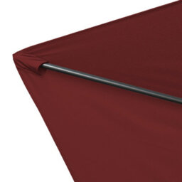 Sundaze 2X3M Wine Red Rectangle Garden Parasol Patio Sun Shade Canopy Crank Tilt Umbrella With Base - thumbnail 3