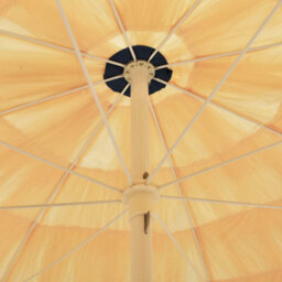 Berkfield Beach Umbrella Natural 240 Cm Hawaii Style - thumbnail 4