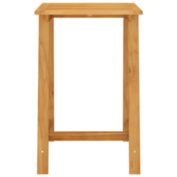 Berkfield Garden Bar Table 70X70X104 Cm Solid Acacia Wood - thumbnail 2
