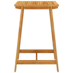 Berkfield Garden Bar Table 70X70X104 Cm Solid Acacia Wood - thumbnail 3