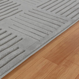 Livabliss Le Mans-Modern Grey 3D High & Low Pile Textured In- & Outdoor Rug 120 X 170 Cm Easy Care, Non Shedding - thumbnail 3