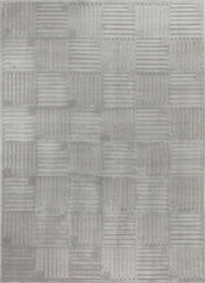 Livabliss Le Mans-Modern Grey 3D High & Low Pile Textured In- & Outdoor Rug 120 X 170 Cm Easy Care, Non Shedding - thumbnail 1