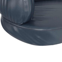 Vidaxl Ergonomic Foam Dog Bed Dark Blue 60X42 Cm Faux Leather - thumbnail 6