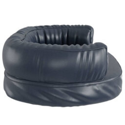 Vidaxl Ergonomic Foam Dog Bed Dark Blue 60X42 Cm Faux Leather - thumbnail 5