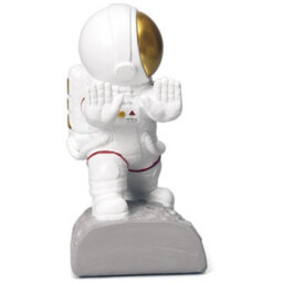 Maison Des Cadeaux Facing Astronaut Bookends Shelf Decor - thumbnail 8