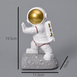 Maison Des Cadeaux Facing Astronaut Bookends Shelf Decor - thumbnail 9
