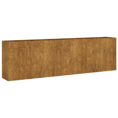 Berkfield Durable Garden Raised Bed 280X40X80 Cm Corten Steel - image 1