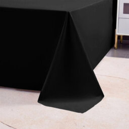 Aspire Homeware 100% Egyptian Cotton Flat Sheet Deep Coverage Ultracool Flat Bedding Black Sheet King, (L)298Cmx(W)270Cm - thumbnail 5