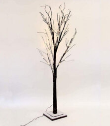 Aamen 6Ft Snowy Green Slim Snowy Christmas Tree - thumbnail 5