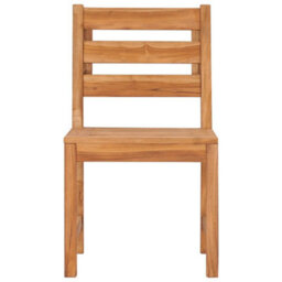 Garden Chairs 8 Pcs Solid Wood Teak - thumbnail 4